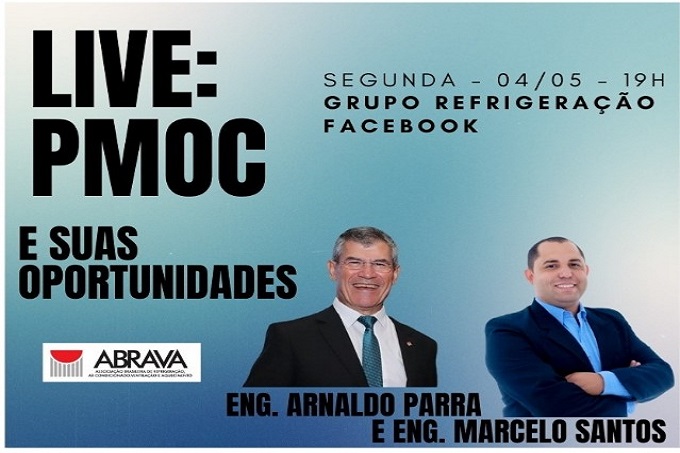 Live ABRAVA e Grupo Refrigeração – PMOC e suas oportunidades – 04 de maio as 19hs