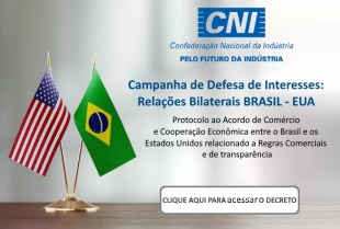 Publicado o Decreto que promulga o Protocolo ao Acordo de Comércio e Cooperação Econômica entre Brasil e EUA