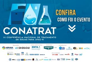 Tratamento de Águas para AVACR foi tema destacado na CONATRAT edição Minas Gerais