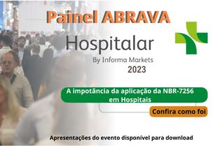 NBR 7256 e a Qualidade do Ar Interno em ambientes de saúde foram temas destacados no Painel ABRAVA na Hospitalar 2023
