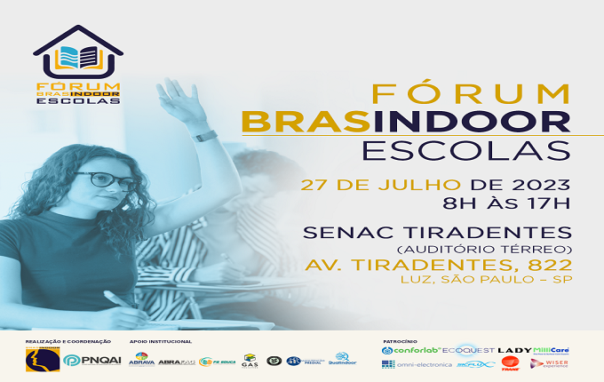 Brasindoor promove evento sobre importância da qualidade do ar interno nas escolas – evento será no dia 27 em SP – confira