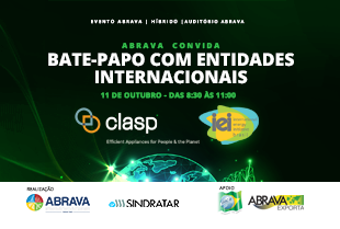 11/10 – ABRAVA convida para bate-papo com duas entidades internacionais, CLASP e IEI, que abordarão o tema Eficiência Energética no setor AVACR. O evento será hibrido e está com as inscrições abertas