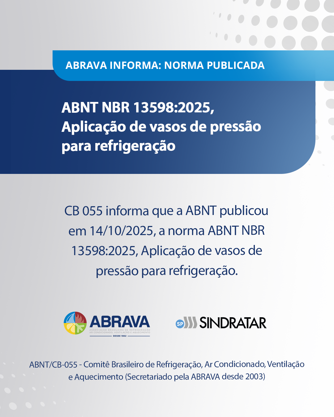 ABNT NBR 13598:2025, Aplicação de vasos de pressão para refrigeração
