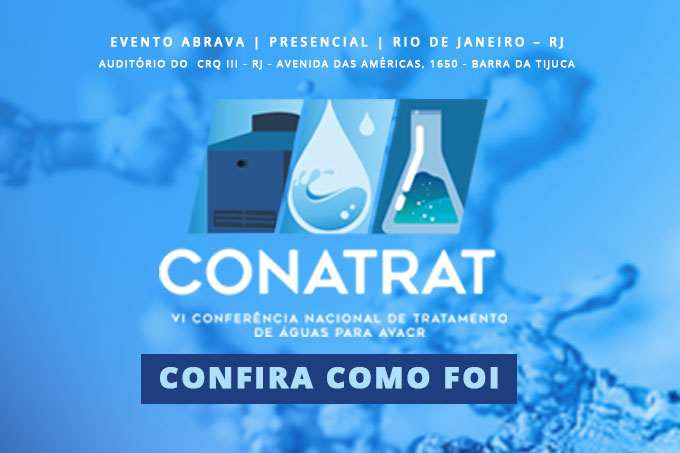 CONATRAT reuniu especialistas no Rio de Janeiro para debater eficiência e sustentabilidade no tratamento de águas em sistemas de climatização e refrigeração