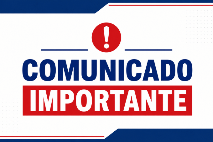 COMUNICADO IMPORTANTE